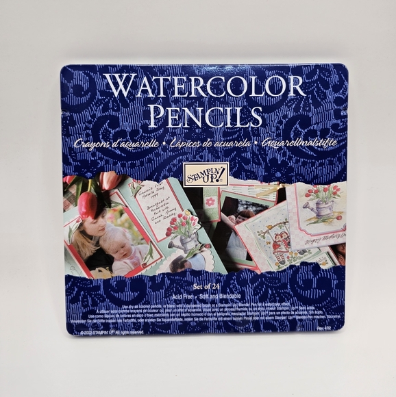 Stampin' Up, Alphabet Stamp Set, Plus Watercolor Pencils - Picture 2 of 5